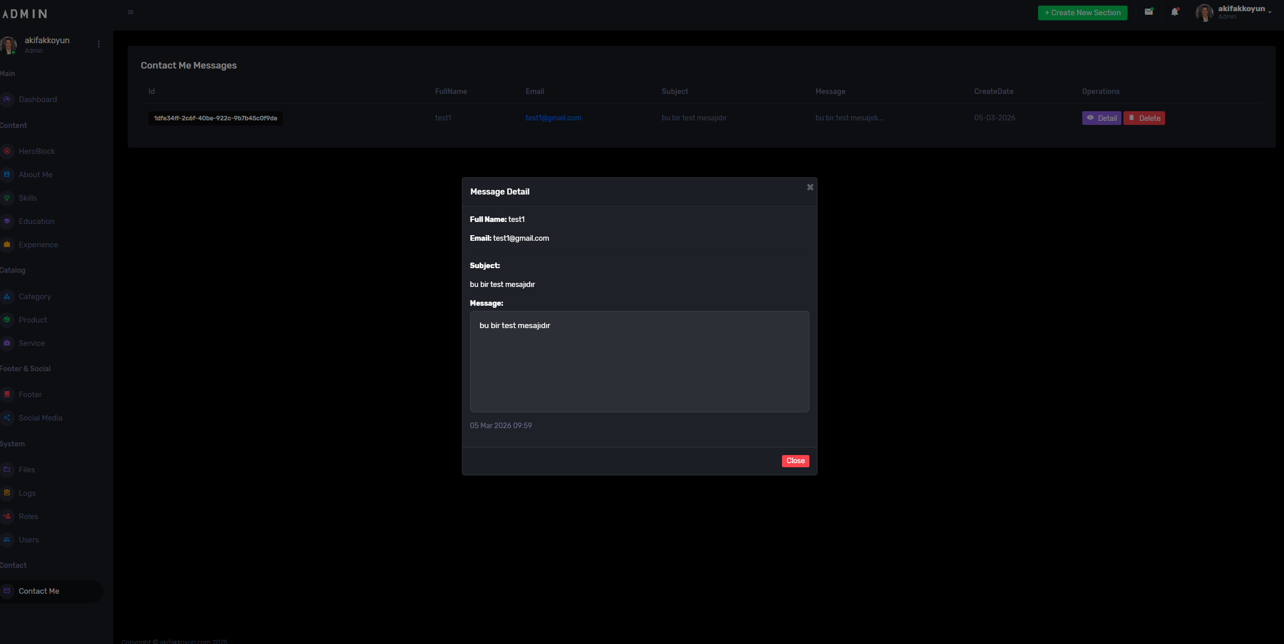 Personal Portfolio Microservices Platform