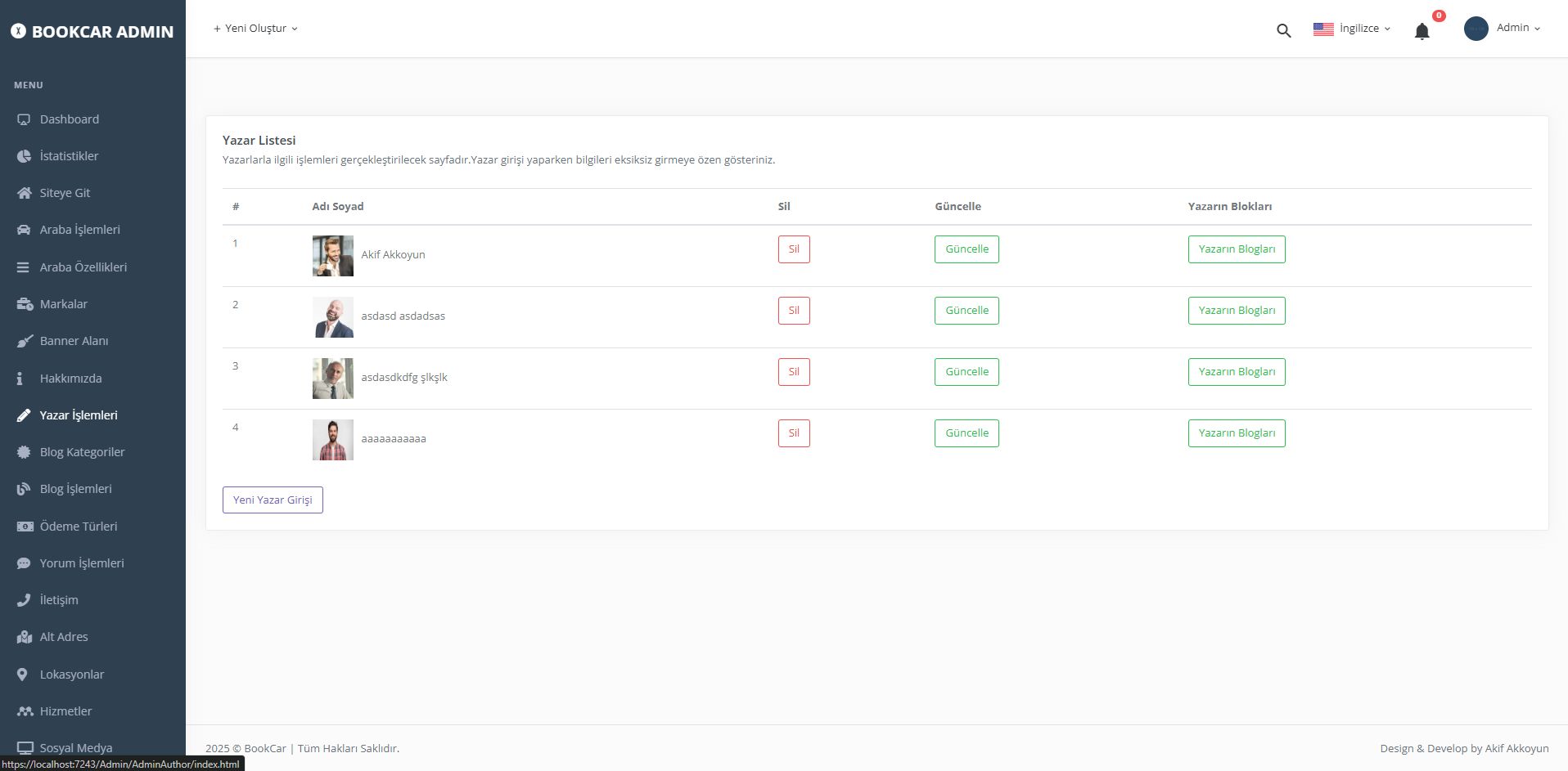 Car Rental Management System
