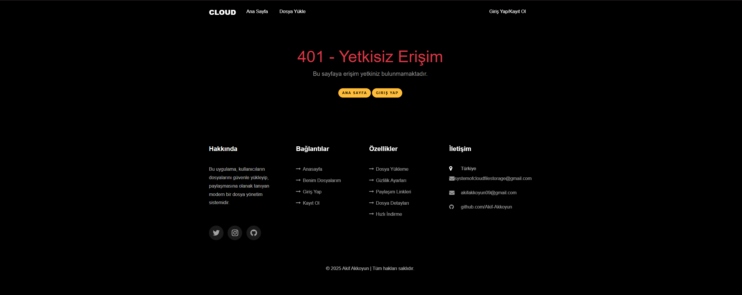 Cloud File Storage System